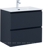 Тумба Джейн 70 цвет маренго с раковиной Flat Aquanet (332540)