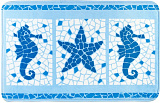 Коврик для ванной комнаты 50*80 Tatkraft MARINE MOTIFS 14916