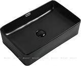 Раковина PERFECT-3-MB 55х35х14 чёрный матовый накладная Aquanet (273676)