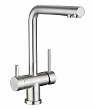 Смеситель д/кухни Logic LM2192 Stainless Steel Longran