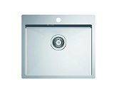 Мойка Quarto 10 550х480 BRS Alveus 1124382 нерж. сифон