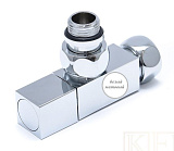 Вентиль угловой 3/4"х1/2" г/ш для п/с белый матовый (2шт) Keerol