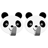 Крючок самоклеющийся 2шт из нержавеющей стали Tatkraft PANDA 20078