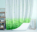 Занавеска для ванной 180х200см Jacline BS-5020 JKL.SC2.BS-5020.Green полиэстер