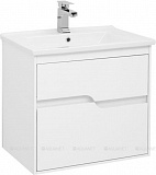 Тумба Модена 65 белый с раковиной Atria Aquanet