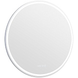 Зеркало Оптима D80 LED белый матовый Aquanet (304264)