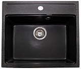 Мойка G-21м 555х495 черный GranAlliance