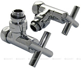 Вентиль угловой крест для п/с 3/4"х1/2"г/ш (пара) SMT8200SCH0405/2C Aquanet 00267260