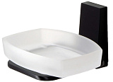 3229 Мыльница стеклянная чёрная Abens Wasserkraft