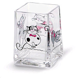 Стакан FUNNY CATS 12950 Tatkraft акрил настольный
